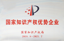 國家知識(shí)產(chǎn)權(quán)優(yōu)勢(shì)企業(yè)