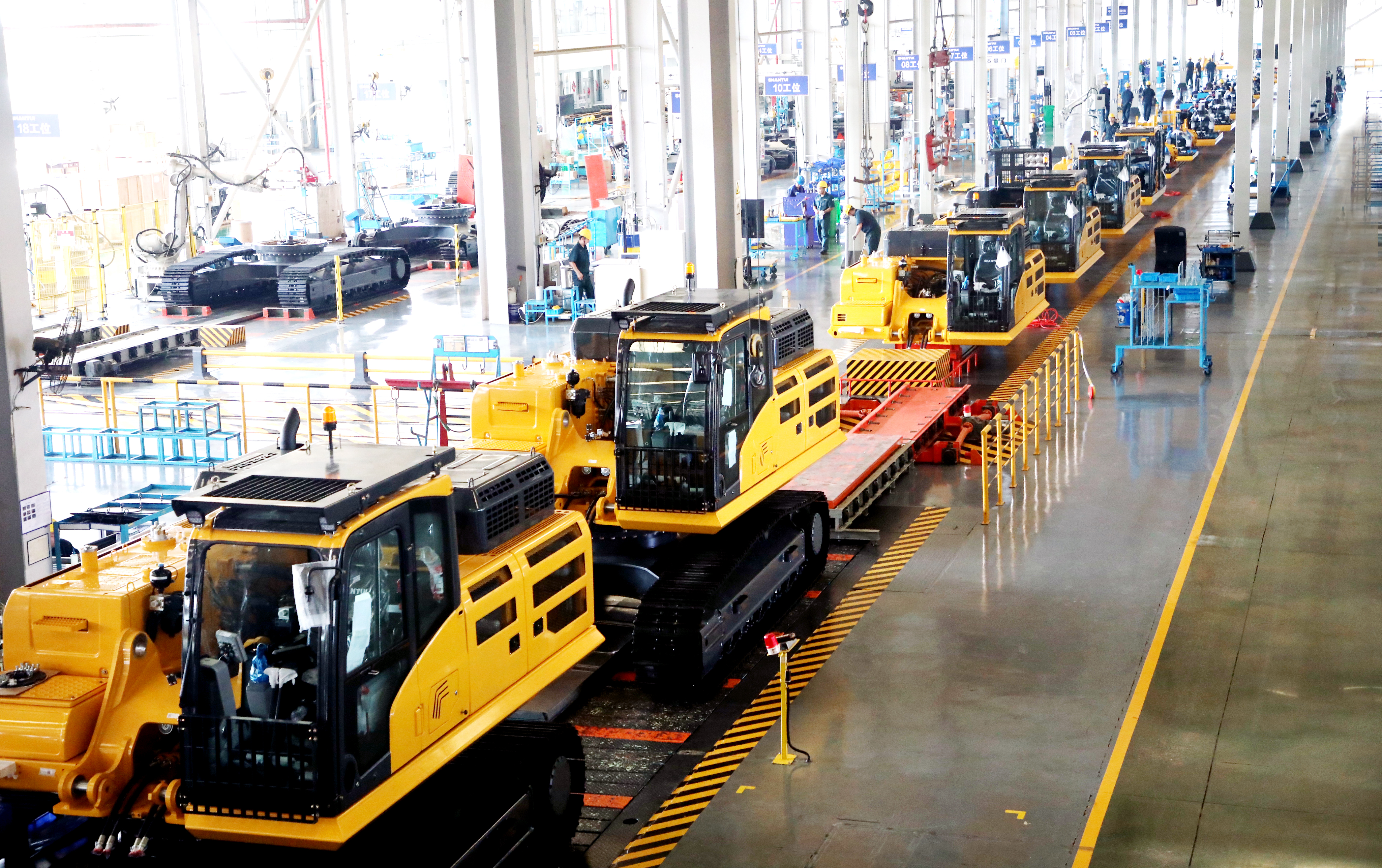 山重建機挖掘機智能工廠再獲省級智能工廠認定